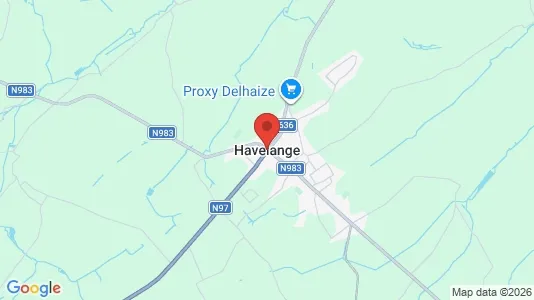 Apartments for rent i Havelange - kort over placeringen