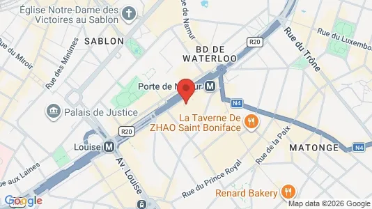 Apartments for rent i Brussels Elsene - kort over placeringen