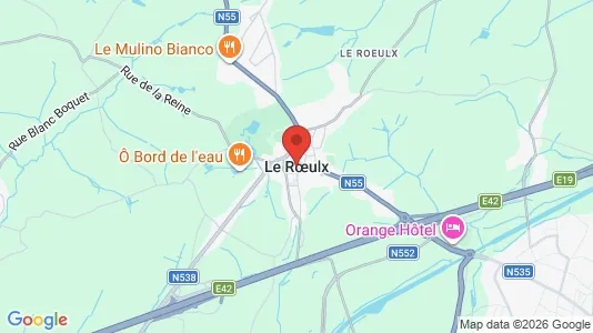 Houses for rent i Le Roeulx - kort over placeringen