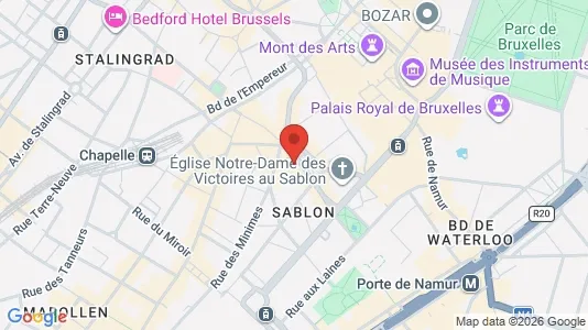 Apartments for rent i Stad Brussel - kort over placeringen