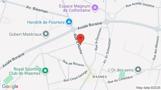 Apartments for rent i Colfontaine - kort over placeringen