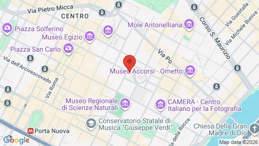Apartments for rent i Turin - kort over placeringen