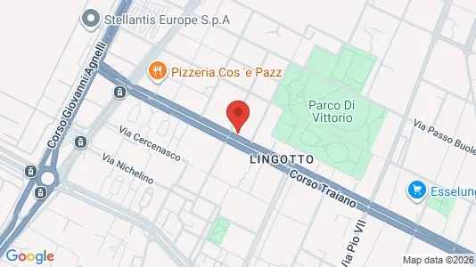 Apartments for rent i Turin - kort over placeringen