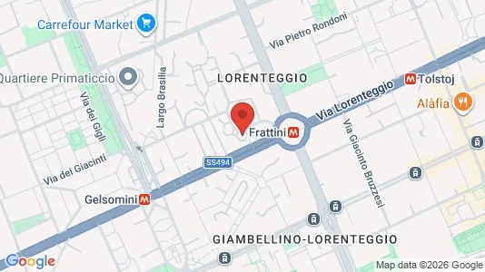 Rooms for rent i Milano Zona 6 - Barona, Lorenteggio - kort over placeringen