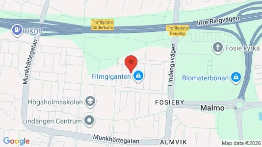 Apartments for rent i Fosie - kort over placeringen