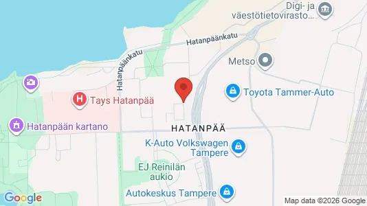 Apartments for rent i Tampere Eteläinen - kort over placeringen