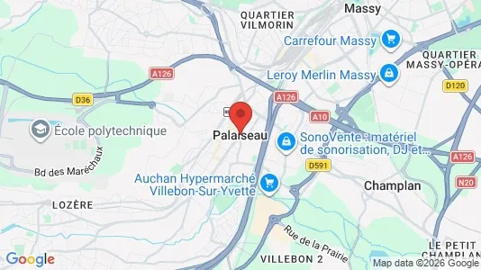 Houses for rent i Palaiseau - kort over placeringen