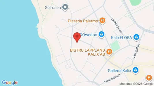 Apartments for rent i Kalix - kort over placeringen