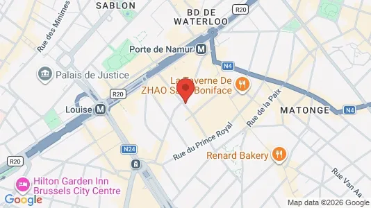 Apartments for rent i Brussels Elsene - kort over placeringen