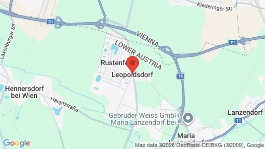 Apartments for rent i Leopoldsdorf - kort over placeringen