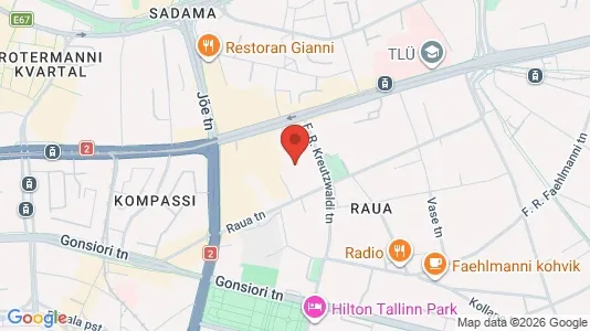Apartments for rent i Tallinn Kesklinna - kort over placeringen