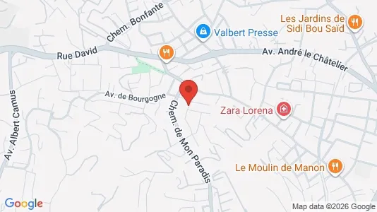 Apartments for rent i Toulon - kort over placeringen