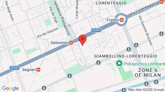 Apartments for rent i Milano Zona 6 - Barona, Lorenteggio - kort over placeringen