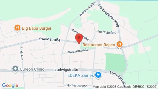 Apartments for rent i Recklinghausen - kort over placeringen