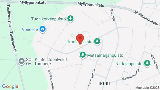 Apartments for rent i Tampere Lounainen - kort over placeringen
