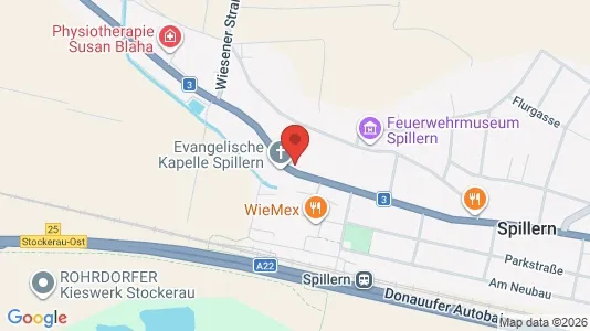 Apartments for rent i Spillern - kort over placeringen
