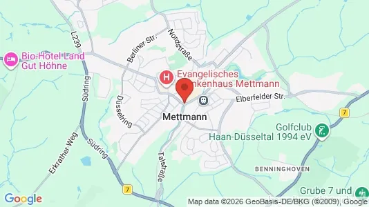 Apartments for rent i Mettmann - kort over placeringen