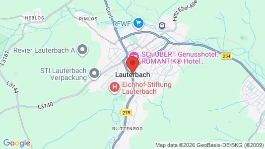 Apartments for rent i Vogelsbergkreis - kort over placeringen