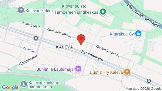 Rooms for rent i Tampere Keskinen - kort over placeringen