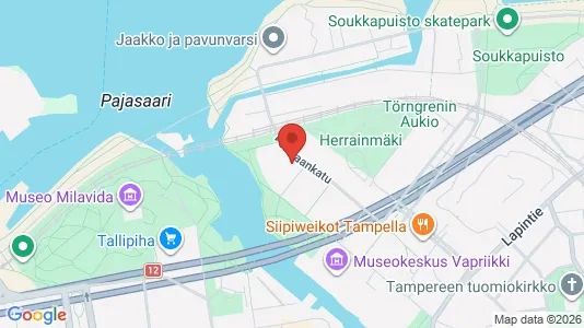 Apartments for rent i Tampere Keskinen - kort over placeringen