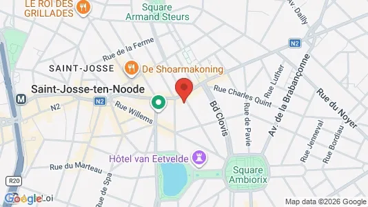 Apartments for rent i Stad Brussel - kort over placeringen