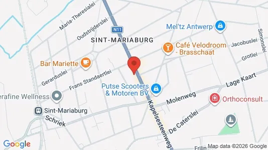 Apartments for rent i Antwerp Ekeren - kort over placeringen