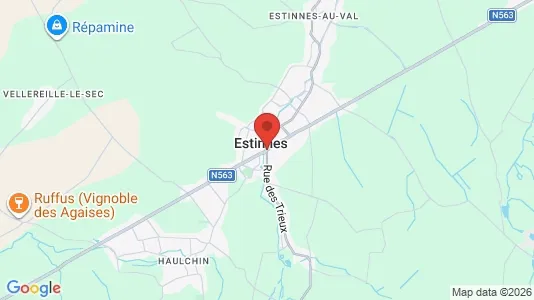 Houses for rent i Estinnes - kort over placeringen