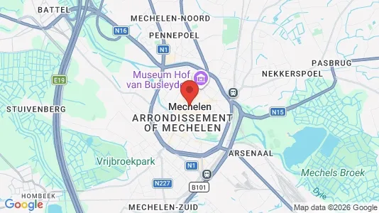 Houses for rent i Mechelen - kort over placeringen