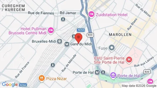 Apartments for rent i Stad Brussel - kort over placeringen