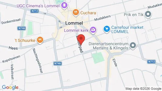 Apartments for rent i Lommel - kort over placeringen