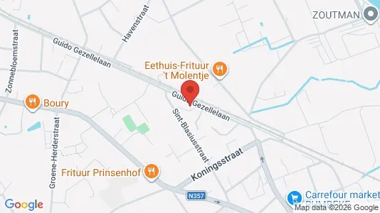 Apartments for rent i Roeselare - kort over placeringen