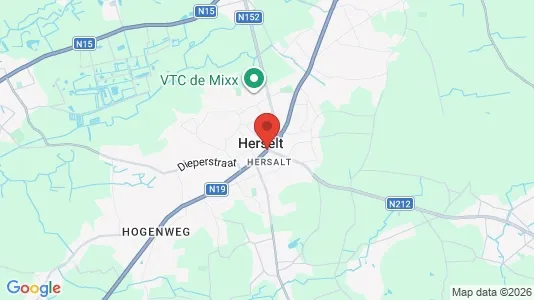 Apartments for rent i Herselt - kort over placeringen