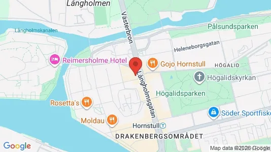 Apartments for rent i Södermalm - kort over placeringen