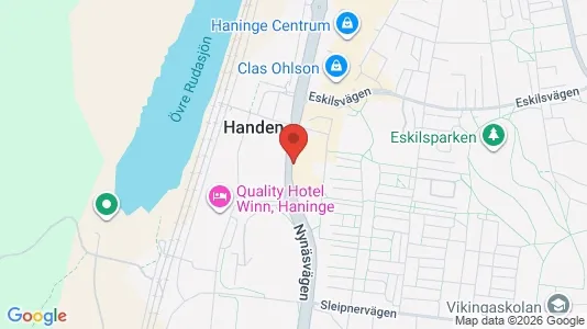 Apartments for rent i Haninge - kort over placeringen
