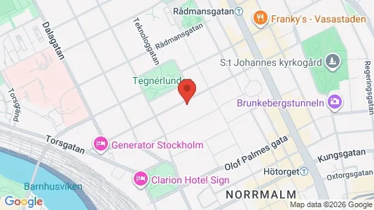 Apartments for rent i Stockholm City - kort over placeringen