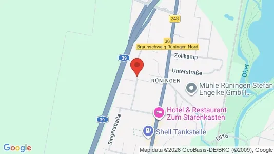 Apartments for rent i Braunschweig - kort over placeringen