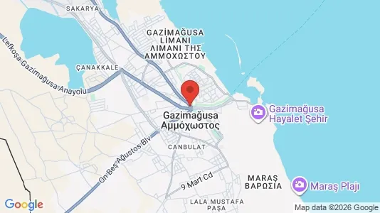 Houses for rent i Famagusta - kort over placeringen
