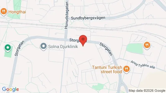 Apartments for rent i Solna - kort over placeringen