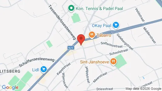 Apartments for rent i Beringen - kort over placeringen