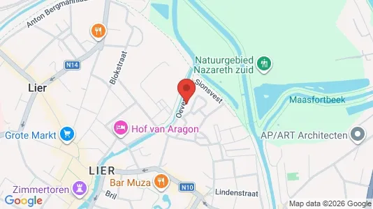 Apartments for rent i Lier - kort over placeringen