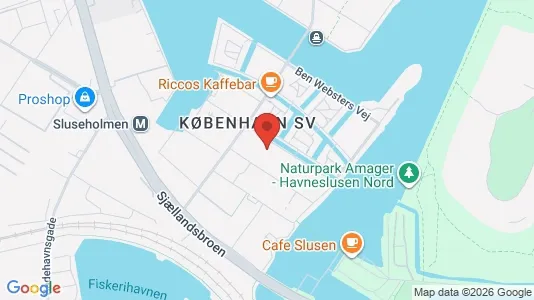 Apartments for rent i Copenhagen SV - kort over placeringen