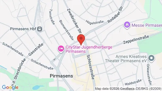 Apartments for rent i Pirmasens - kort over placeringen
