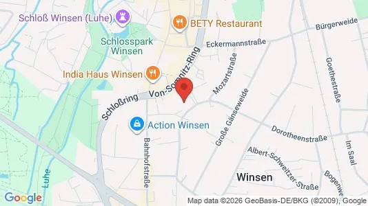 Apartments for rent i Niedersachsen Harburg - kort over placeringen