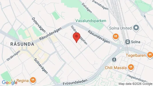 Apartments for rent i Solna - kort over placeringen
