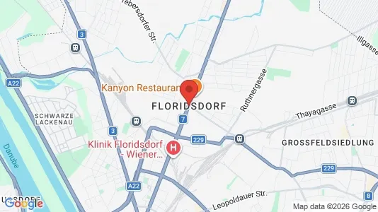 Apartments for rent i Vienna Floridsdorf - kort over placeringen