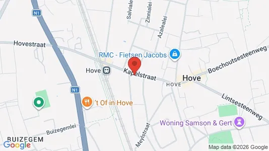 Apartments for rent i Hove - kort over placeringen
