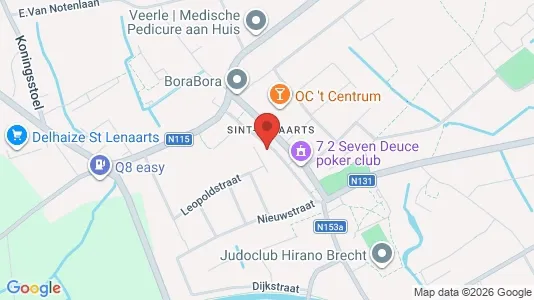 Apartments for rent i Brecht - kort over placeringen