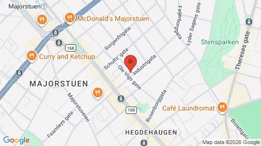Apartments for rent i Oslo Frogner - kort over placeringen