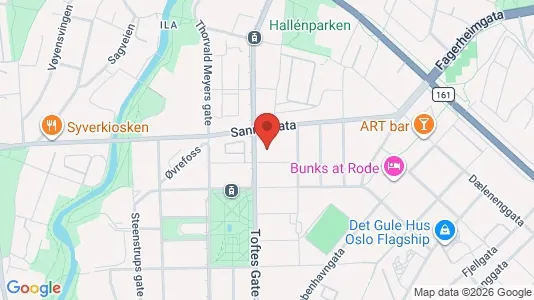 Apartments for rent i Oslo Sagene - kort over placeringen