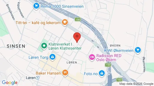 Apartments for rent i Oslo Grünerløkka - kort over placeringen